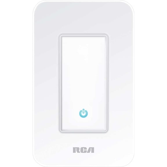RCA 3-Way Smart Light Switch | Home Dcor Smart Wall Switch 600W LED | Wireless Light Switch | Create Schedules via RCA App or WiFi Enabled Voice Control Google Assistant & Alexa Devices for Home