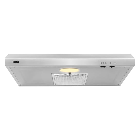 RCA 30 in. Century Collection Ductless 160 CFM Under Cabinet Range Hood, Reusable Filter, Light, Stainless Steel