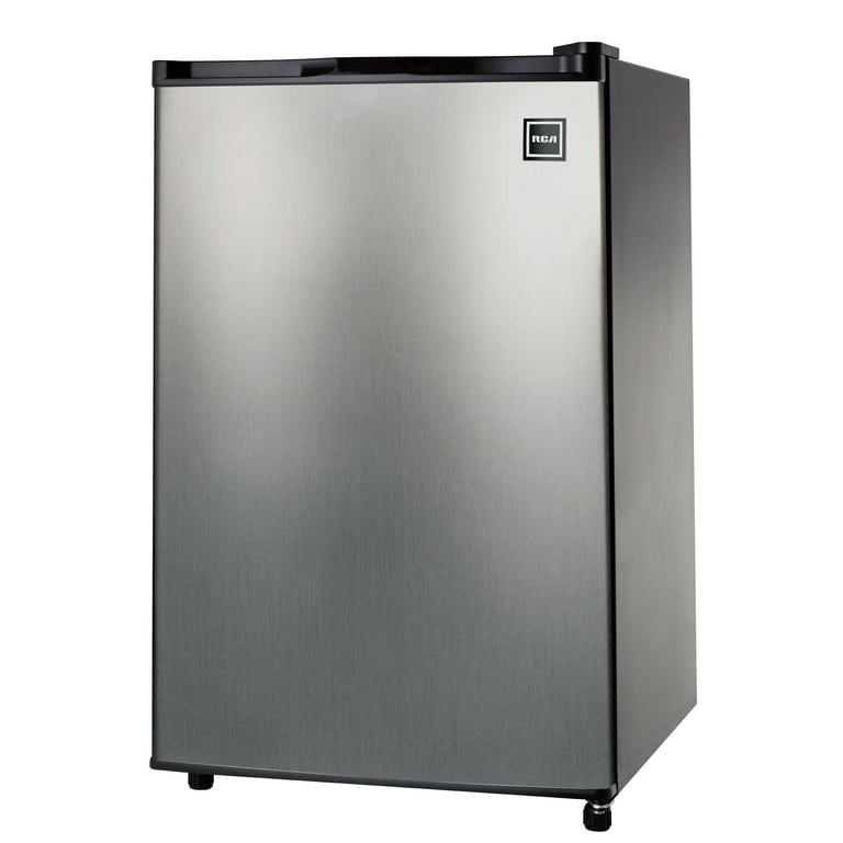 Rv refrigerator stainless steel sale 4.5 cubic feet