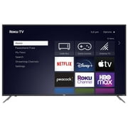 RCA 50" Class 4K Ultra HD (2160P) HDR Roku Smart LED Television, RTRU5027-W, Black