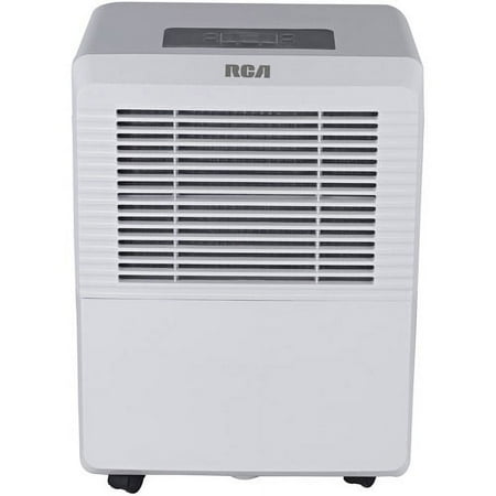 RCA - 50-Pint Portable Dehumidifier - Gray/White