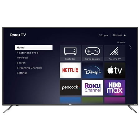 RCA 55" Class 4K Ultra HD (2160P) HDR Roku Smart LED TV (RTRU5527-W)