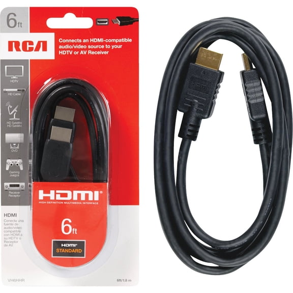 RCA 6 Foot HDMI Cable