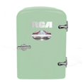 thumbnail image 1 of RCA 6-can Capacity Retro Mini Fridge, Mint, Compact Design, 1 of 7