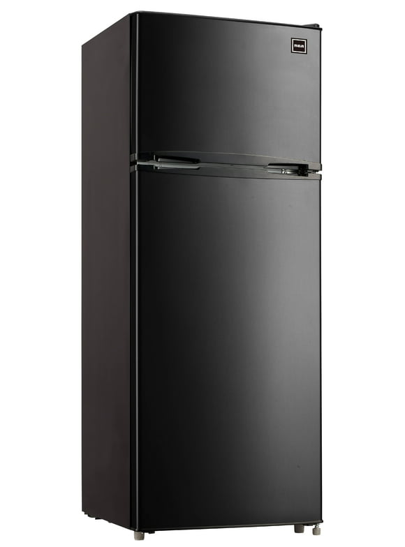 RCA 7.5 Cu. Ft. Top Freezer Refrigerator, RFR741 (Black)