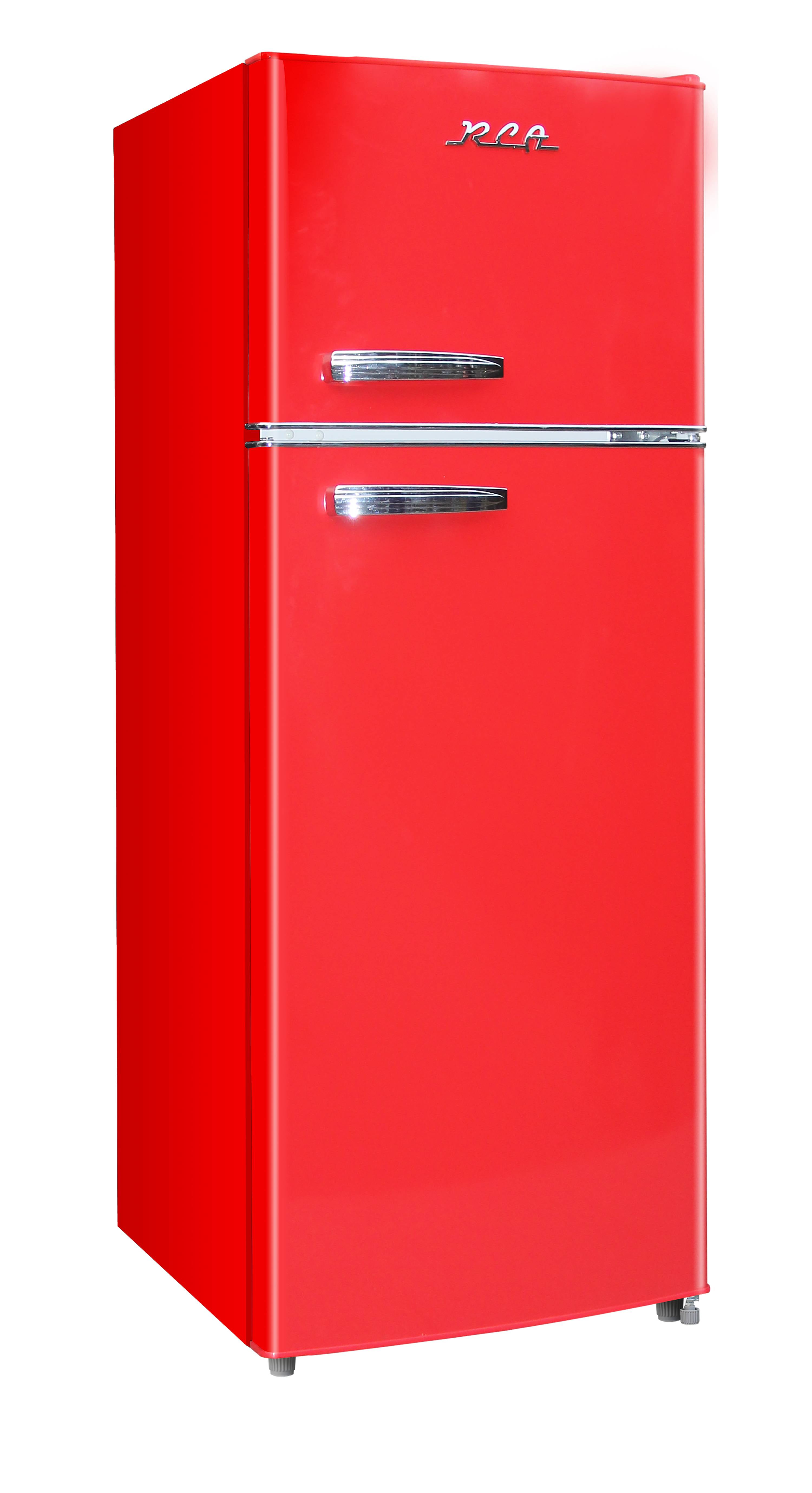 RCA 7.5 Cu. Ft. Retro Top Freezer Refrigerator RFR786, Black