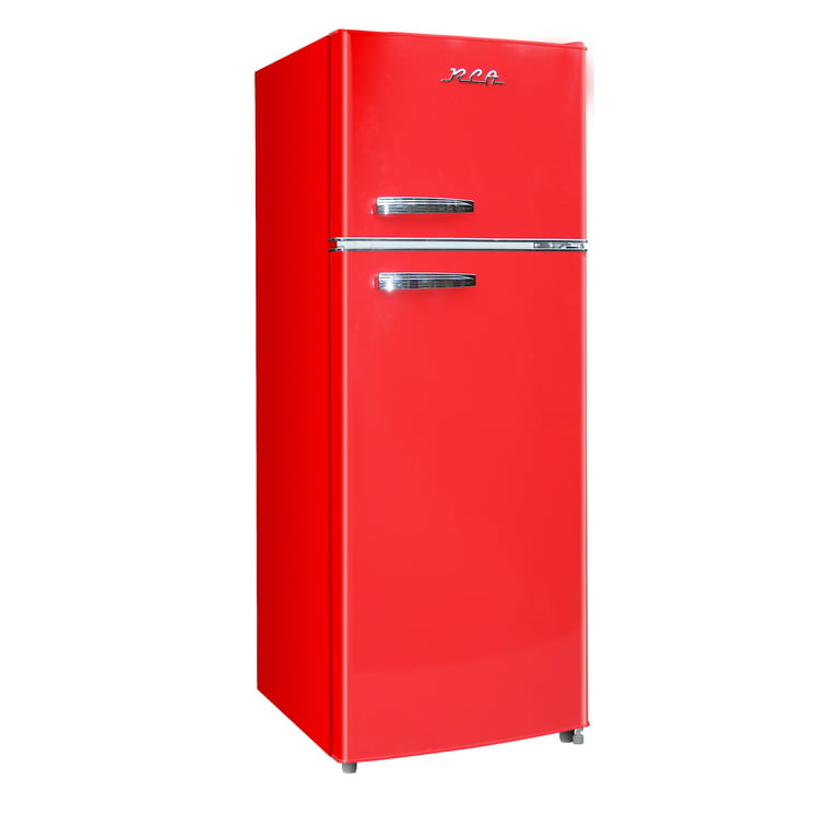  RCA RFR786-RED 2 Door Apartment Size Refrigerator with Freezer,  7.5 cu. ft, Retro Red & Nostalgia BST3RR 3-in-1 Family Size Multi-Function,  Retro Red : Appliances