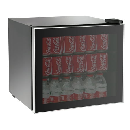 RCA - 17-Bottle or 70-Can Wine Cooler / Beverage Center - Black