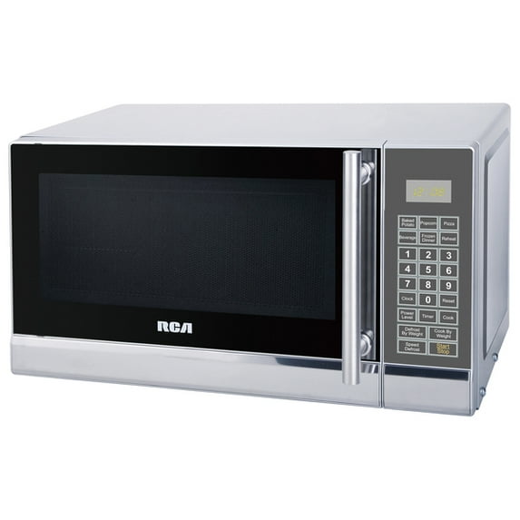 RCA 700 Watts 0.7 Cu. Ft. Stainless Microwave RMW741 Stainless Steel