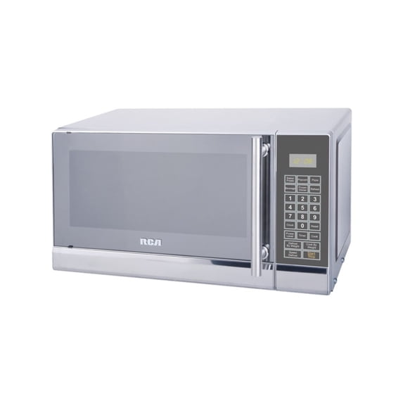 RCA 700 Watts 0.7 Cu. Ft. Stainless Microwave RMW741 Stainless Steel