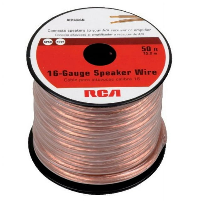 RCA AH1650SR 50 Feet 16-Gauge Speaker Wire