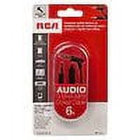 RCA Audio 3.5mm Coiled Cable w/Microphone 6 ft - 1.0 ea