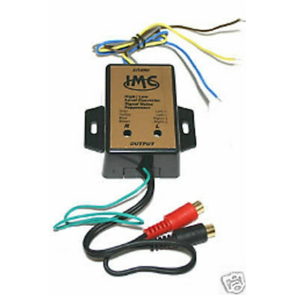 RCA Car Line Converter Output Adapter HI LOW LEVEL 405