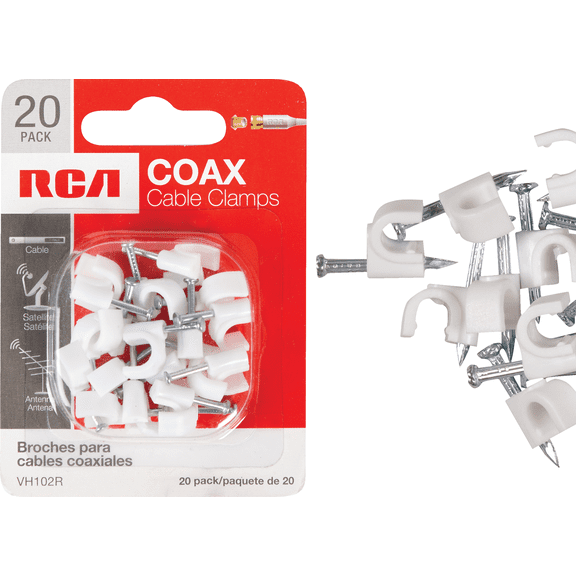 RCA Coaxial Cable Stripper - Pack of 2 Indoor & Outdoor Use, NEC-Compliant