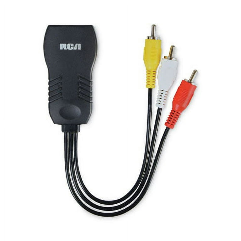 RCA Composite Adapter, Black RCA Composite Adapter, Black