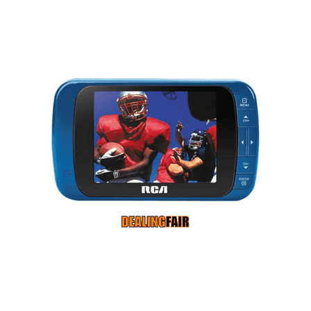 Restored RCA DHT235 Mini 3.5 Inch Portable LCD Mini TV w/ AC Charger & External (Refurbished)
