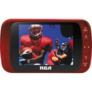 Restored RCA DHT235 Red MINI 3.5" Portable LCD TV Refubished