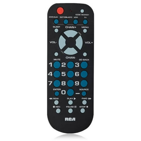 RCA RCR504 Universal Remote Control with 4 Functions