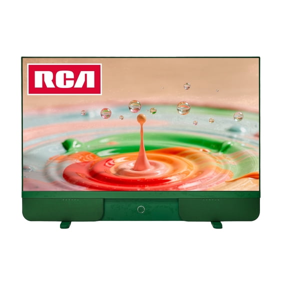 RCA EzGo Battery Powered Portable Smart TV 27" FHD 1080p Google TV - Voice Control - ATSC Tuner (Green)