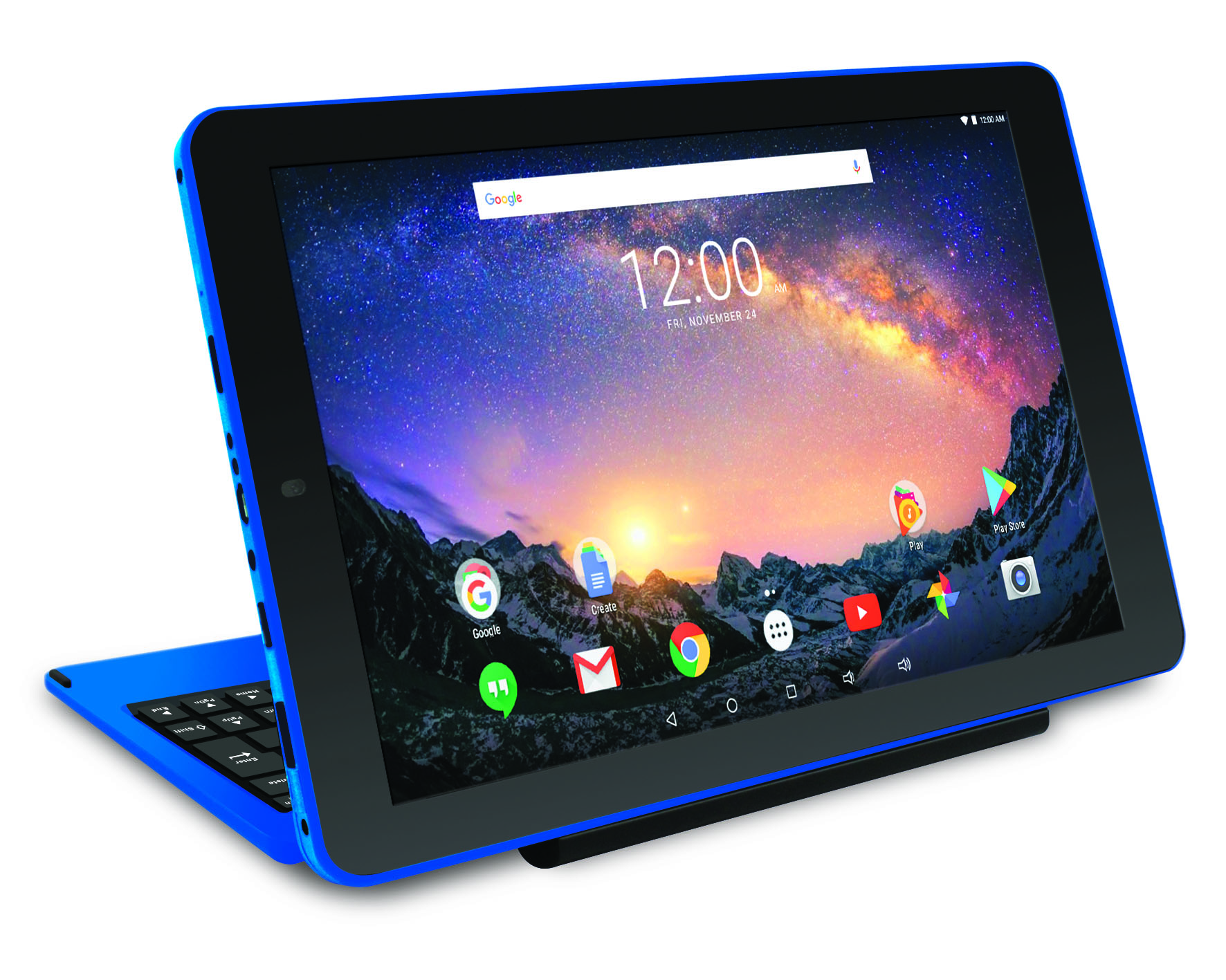 RCA Galileo Pro 11.5" 32GB 2-in-1 Tablet with Keyboard Case Android OS, Blue (Google Classroom Ready) - image 1 of 5