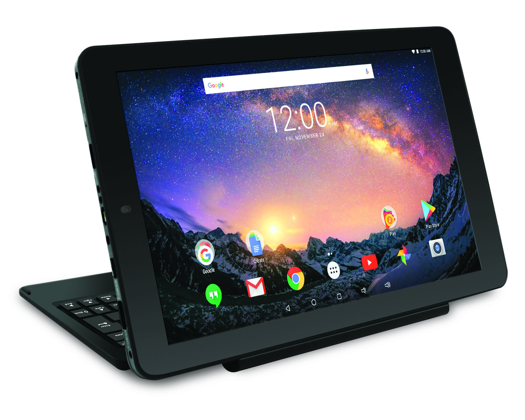 RCA Galileo Pro 11.5" 32GB 2-in-1 Tablet with Keyboard Case Android OS, Charcoal (Google Classroom Ready) - image 1 of 5