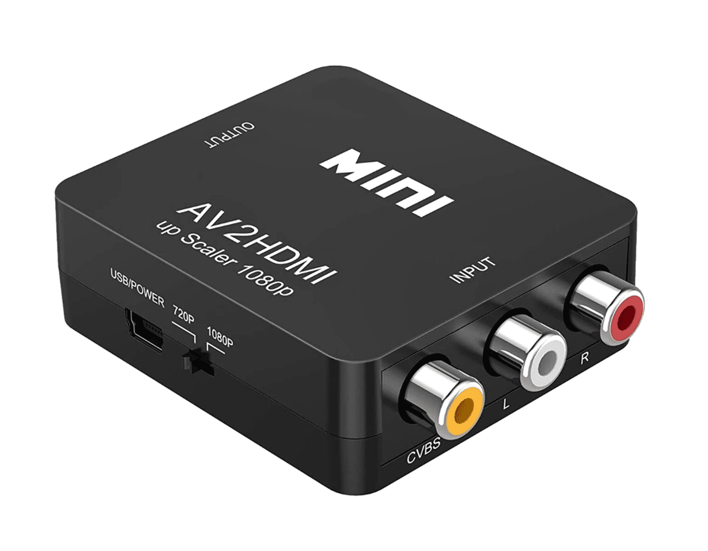 RCA to HDMI,AV to HDMI Converter,ABLEWE 1080P Mini RCA Composite CVBS