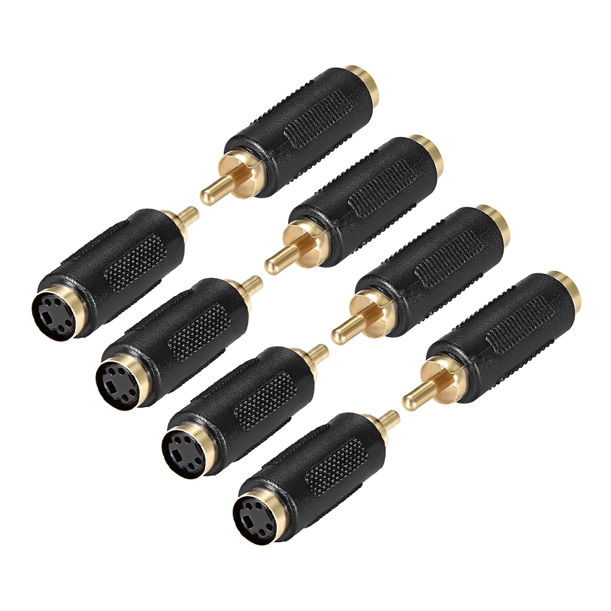 3.5mm RCA Male to Bare Wire, TSV 2Pcs Replacement RCA Male Plug Jack  Connector Adapter to Bare Wire, Open End Audio Video Stereo Speaker RCA  Cable for Repair - 10ft 