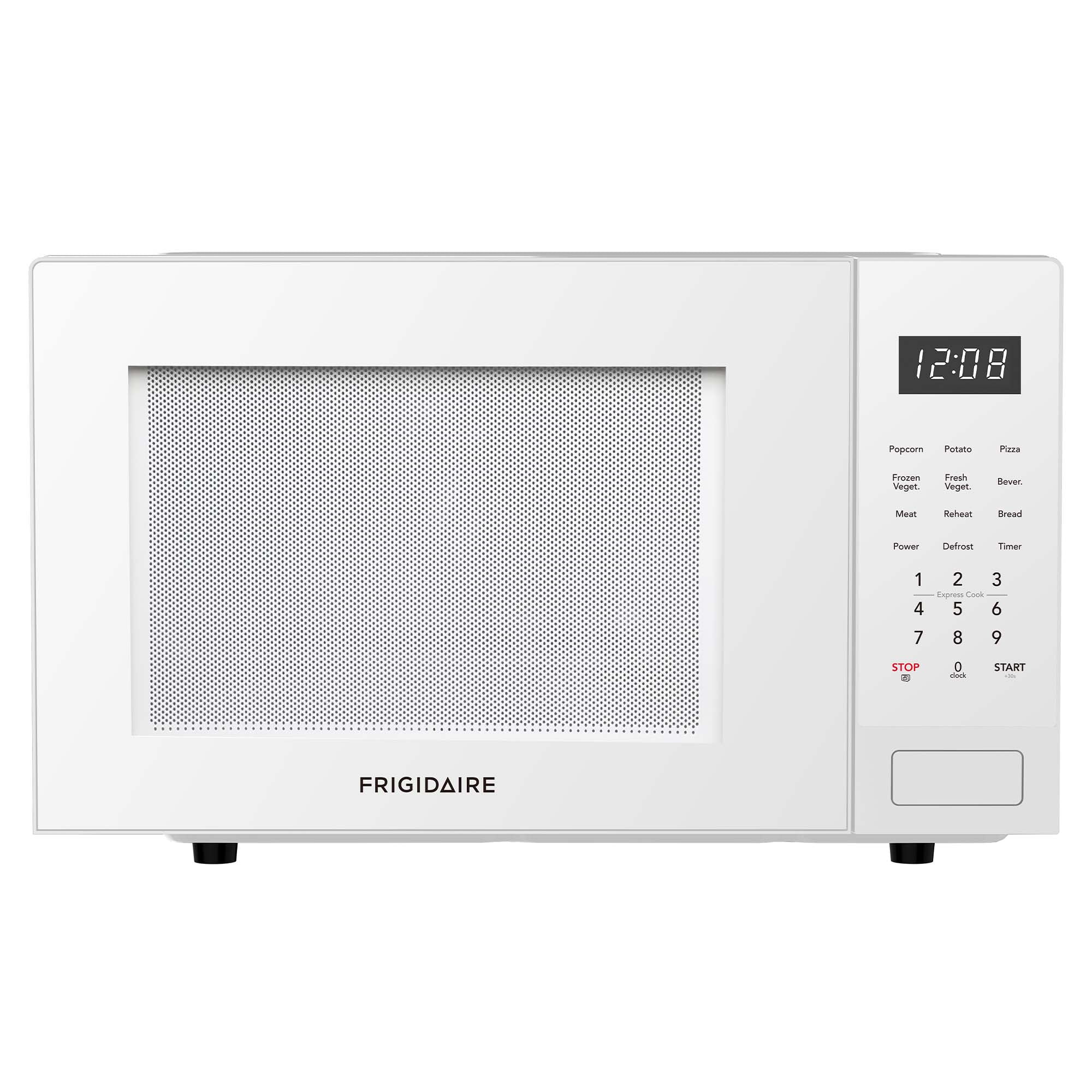 Frigidaire 0.9 Cu. ft. Countertop Microwave Oven, 900 Watt Microwave with 10 Power Levels, White