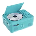 thumbnail image 1 of RCA Bluetooth 480p LCD Compact Projector with Built-in DVD Player, 100 Inch Foldup Screen and Remote Included, Aqua, 1 of 7