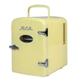thumbnail image 1 of RCA Portable Retro 6-Can Mini Fridge RMIS129, Yellow, 1 of 5