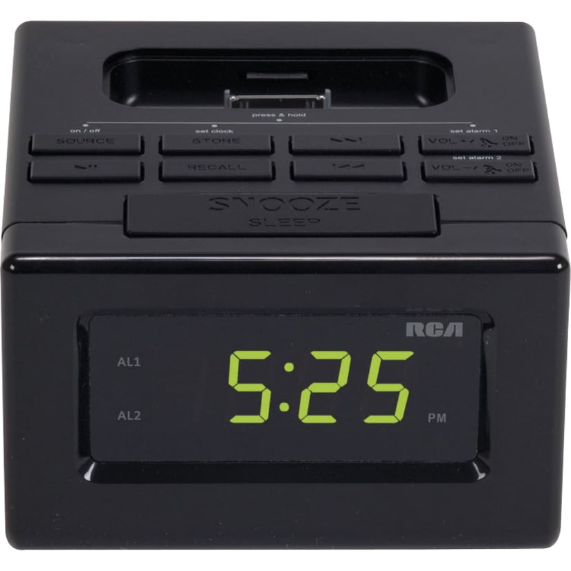 RCA RC130I Desktop Clock Radio, Apple Dock Interface