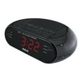 RCA RC205 Dual Alarm Clock Radio with Red LED & Dual Wake