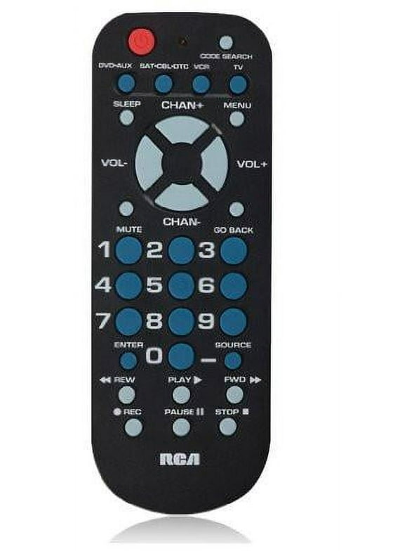 RCA RCR504BR, Remote Control with 4 Functions