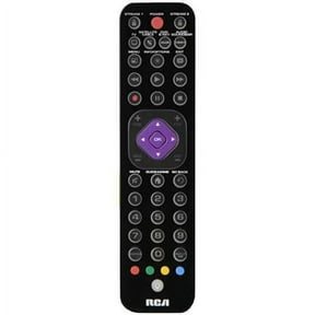 RCA RCRTBL04BE 4-Device Universal Ultra-Slim Remote Control