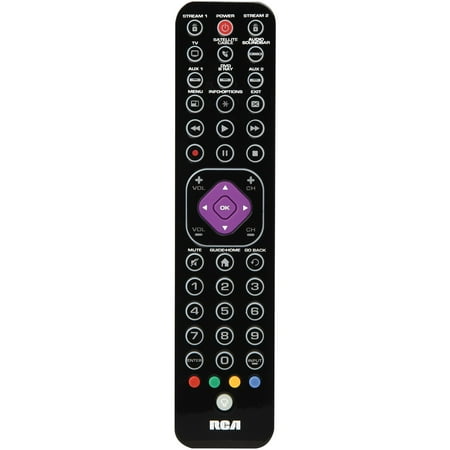 RCA RCRTBL08BE 8-Device Ultra-Slim Universal Remote
