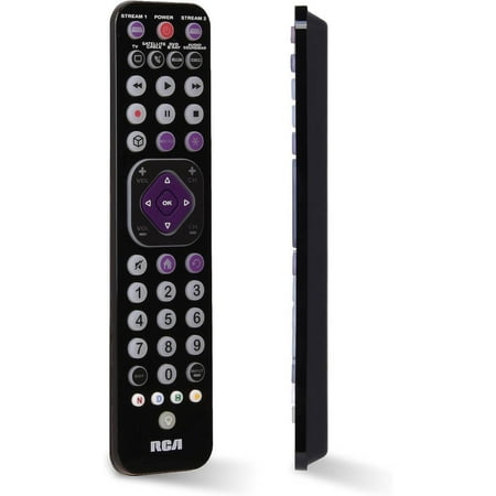 RCA RCTC6GB Universal Remote Control Rechargeable - Black