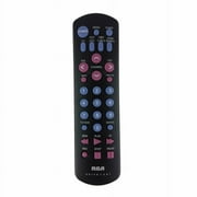 RCA RCU430D 3 Devices Universal Remote Black