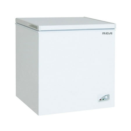 RCA RFRF472 7 Cubic Compact Foot Stand Alone Upright Chest Deep Freezer, White