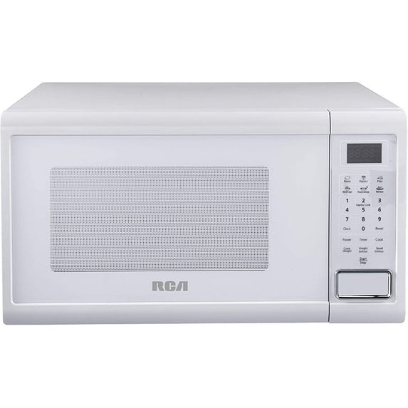 RCA RMW1129-WHITE 1.1 Cu Ft 1000-Watt Countertop Microwave, White