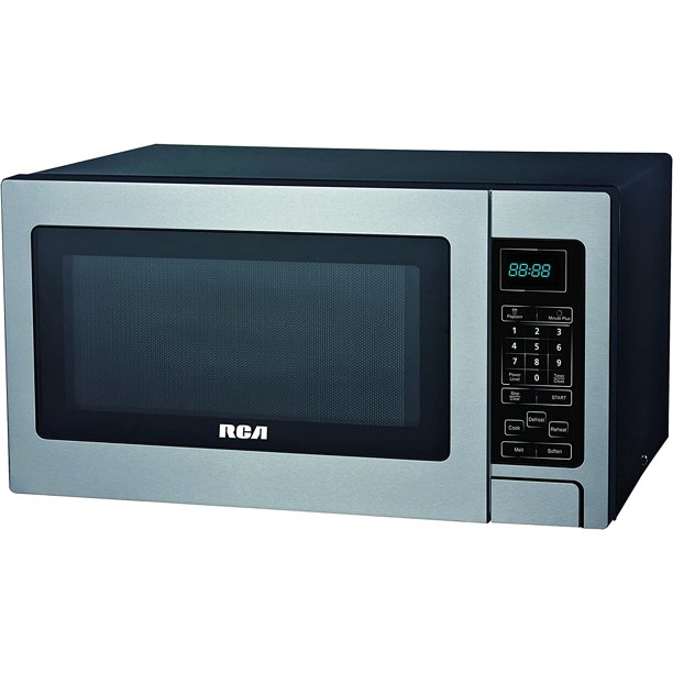 RCA RMW727 0.7 Cubic Foot Microwave, Stainless Steel