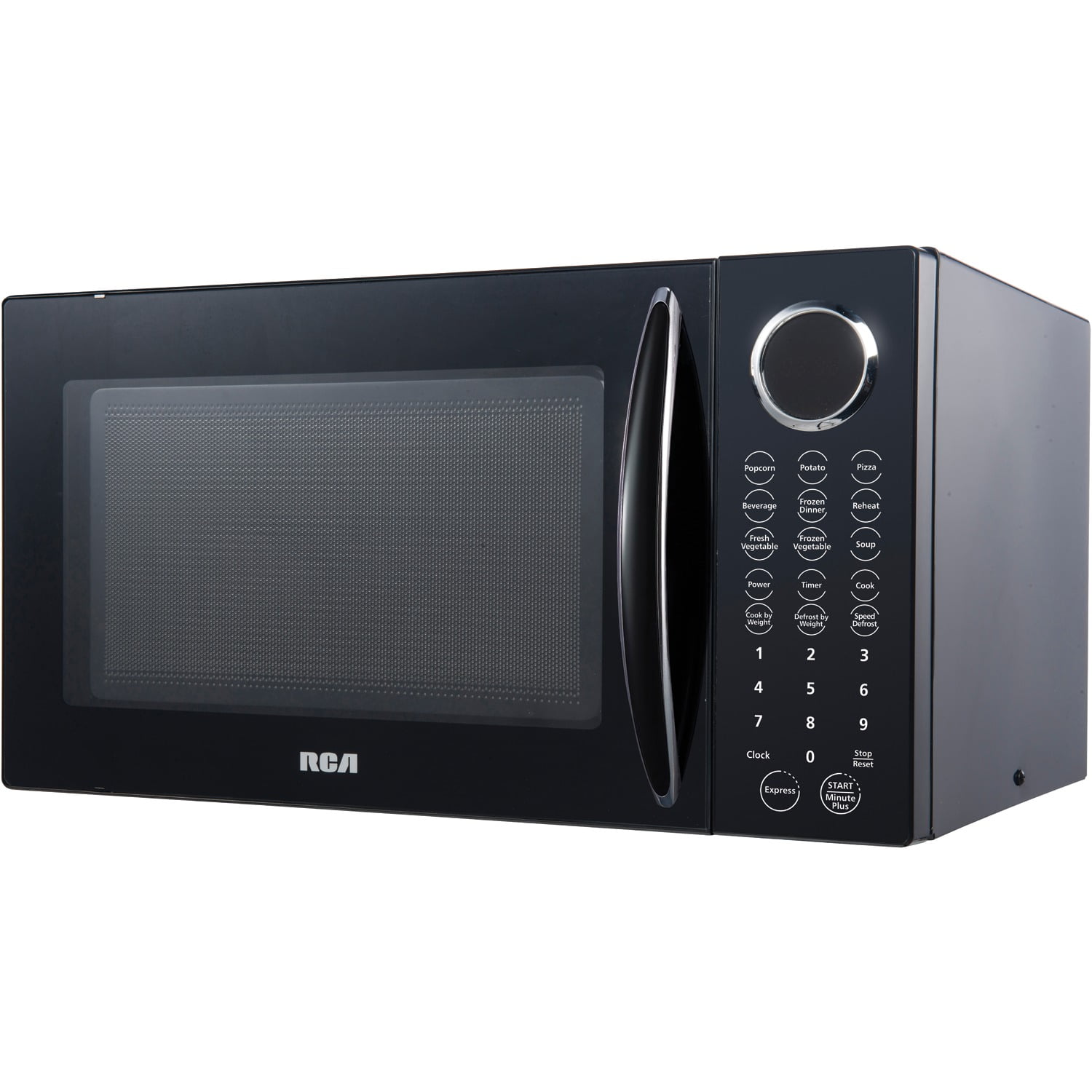 RCA 0.7 cu. ft. Countertop Microwave in Black RMW733-BLACK - The Home Depot