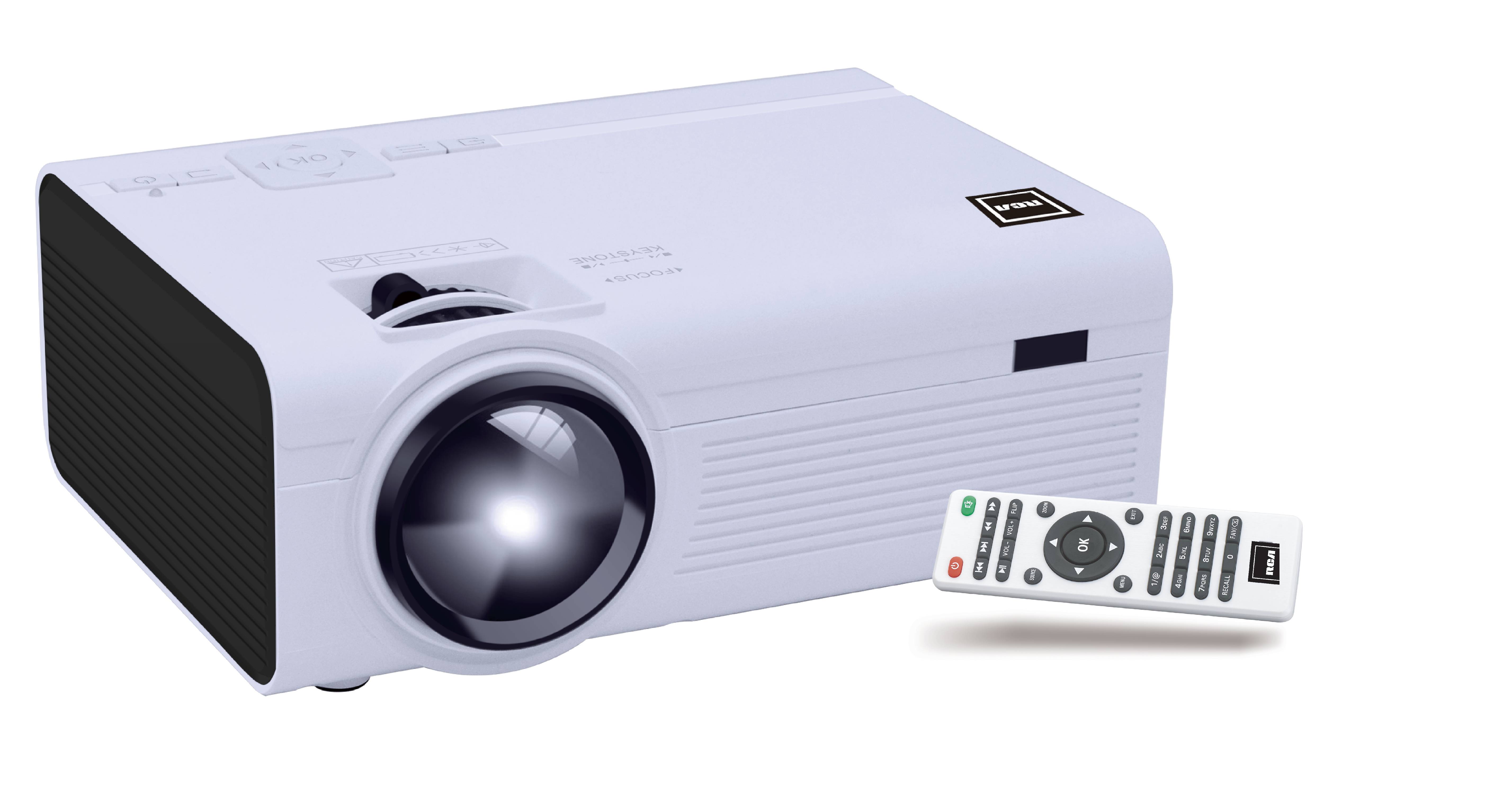 RCA RPJ119 Home Theater Projector - up to 150 Lumens 1080p Playback - image 1 of 7