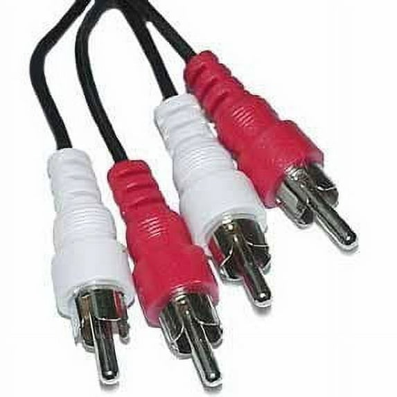 RCA Shielded Stereo Male to Male Jumper Cable - 12' : CA37 - CA37