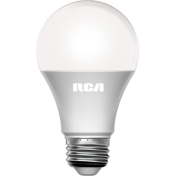 RCA Smart Light Bulbs, WiFi LED Light Bulb, Dimmable LED Lights, Dimmable 800 Lumens 10W (60W EQ A19), Compatible with Alexa and Google, Control from Anywhere with Smartphone, 2700K Soft White, 1-PK
