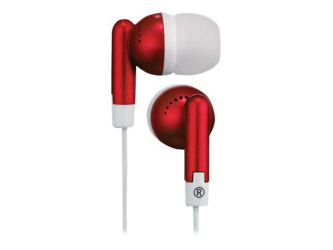 RCA Squish HP61RD Earphones inear wired 3.5 mm jack red