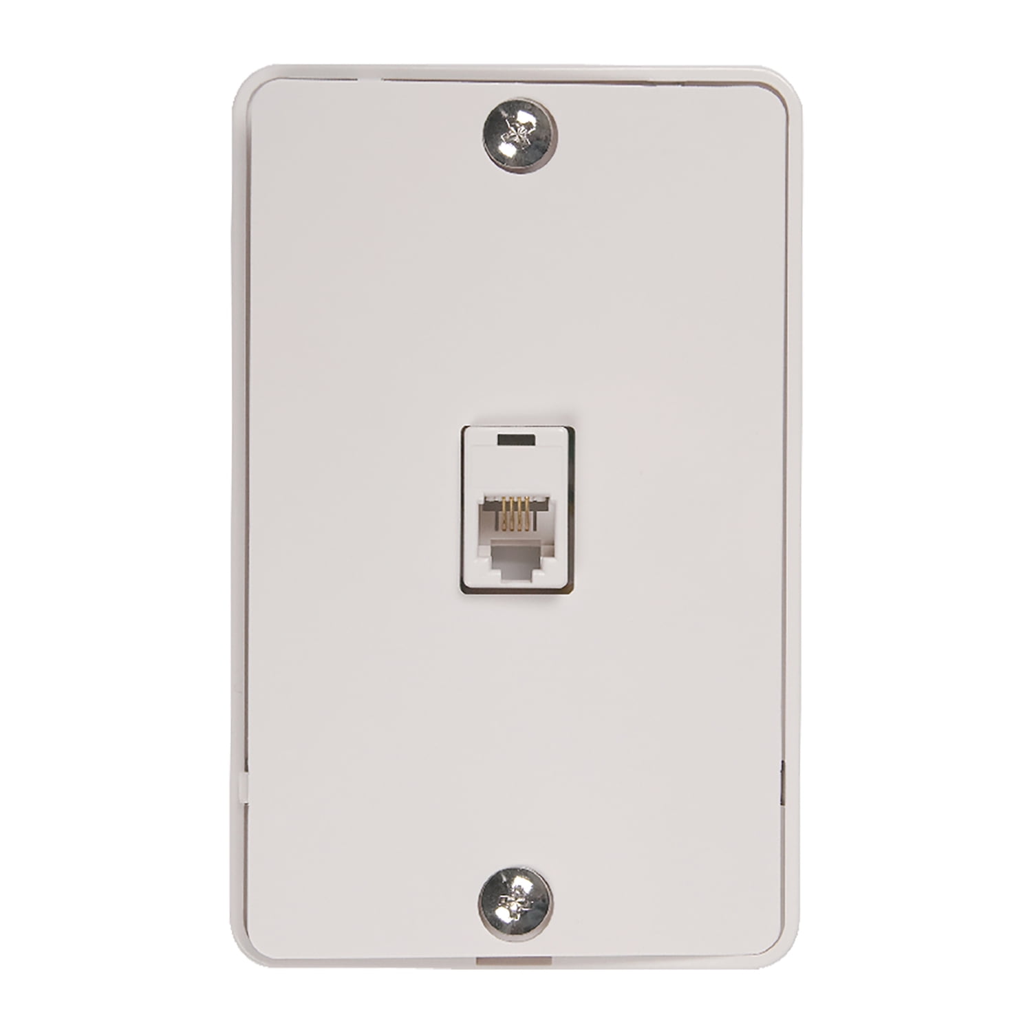 RCA TP251WHR 2-Piece Modular Phone Wall Mount, White, TP251WHRV