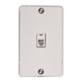 thumbnail image 1 of RCA TP251WHR 2-Piece Modular Phone Wall Mount, White, TP251WHRV, 1 of 4