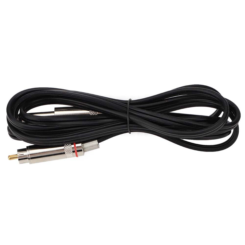 RCA Tattoo Clip Cord,Dekaim 2 Colors 1.8m Soft Silicone Tattoo RCA Connector Clip Cords for