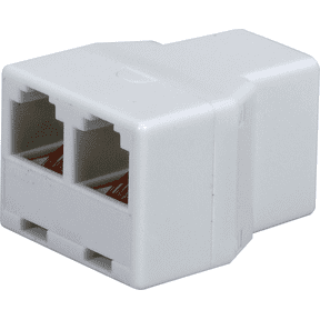 RCA Telephone Splitter Jack - Pack of 2  Residential Use, Standard Application