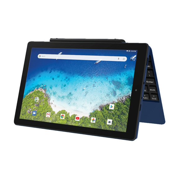 RCA Viking Pro 10.1" Android 2-in-1 Tablet 32GB Quad Core, Blue